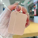 Litchi Texture Leather Sticker Earphones Protective Case, For AirPods 4, For AirPods Pro 2 - Image 5