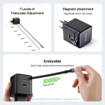 DUZZONA T10 PD 65W GaN Mini Type-C / USB-C Fast Charger with Cable, T10, EU Plug - Image 3