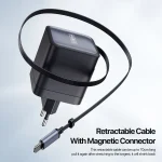 DUZZONA T10 PD 65W GaN Mini Type-C / USB-C Fast Charger with Cable, T10, EU Plug - Image 4