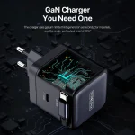 DUZZONA T10 PD 65W GaN Mini Type-C / USB-C Fast Charger with Cable, T10, EU Plug - Image 5