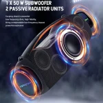 HOPESTAR A60 100W Outdoor Portable IPX6 Waterproof Bluetooth Speaker with Microphone - Image 6