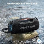 HOPESTAR A60 100W Outdoor Portable IPX6 Waterproof Bluetooth Speaker with Microphone - Image 10