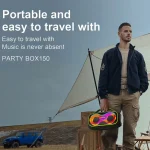 HOPESTAR Party Box 150 40W Outdoor Portable IPX5 Waterproof Bluetooth Speaker - Image 9