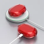 Headphones Shape Clear Electroplated Acrylic Headset Protective Case, For Apple Beats Studio Buds / Buds+ - Image 5