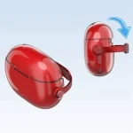 Headphones Shape Clear Electroplated Acrylic Headset Protective Case, For Apple Beats Studio Buds / Buds+ - Image 7