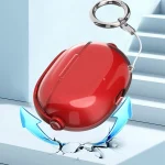 Headphones Shape Clear Electroplated Acrylic Headset Protective Case, For Apple Beats Studio Buds / Buds+ - Image 8