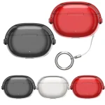 Headphones Shape Clear Electroplated Acrylic Headset Protective Case, For Apple Beats Studio Buds / Buds+ - Image 3