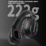 Bluetooth 5.4 Head-mounted RGB Wireless Bluetooth Gaming Headset, B500 - Image 3