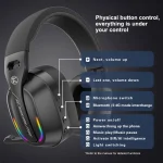 Bluetooth 5.4 Head-mounted RGB Wireless Bluetooth Gaming Headset, B500 - Image 4