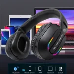 Bluetooth 5.4 Head-mounted RGB Wireless Bluetooth Gaming Headset, B500 - Image 9