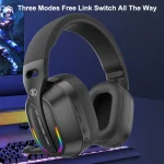 Bluetooth 5.4 Head-mounted RGB Wireless Bluetooth Gaming Headset With Transmitter, GT100 - Image 7
