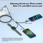 U33 1m PD100W USB-A / USB-C All in 1 Multifunctional Fast Charging Cable - Image 6