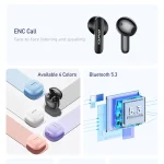 awei T68 ENC Noise Reduction Wireless Bluetooth Gaming Earphone - Image 3