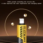 awei CL-226 65W USB/Type-C to 8 Pin/Type-C 4 in 1 Fast Charging Data Cable, Length: 1m, CL-226(Black + Yellow) - Image 3