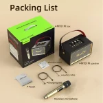 Zealot MT01M Retro Card Portable Wireless Bluetooth Speaker with Microphone, MT01 + 1 Mic - Image 11