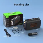 Zealot S85M 50W Outdoor Portable Bluetooth Speaker with Microphone, S85 + 1 Mic - Image 12