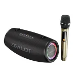 Zealot S87M 80W Portable Outdoor RGB Bluetooth Speaker with Microphone, S87 + 1 Mic