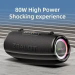 Zealot S87M 80W Portable Outdoor RGB Bluetooth Speaker with Microphone, S87 + 1 Mic - Image 4