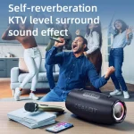 Zealot S87M 80W Portable Outdoor RGB Bluetooth Speaker with Microphone, S87 + 1 Mic - Image 6