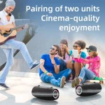 Zealot S87M 80W Portable Outdoor RGB Bluetooth Speaker with Microphone, S87 + 1 Mic - Image 9