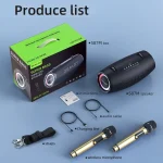 Zealot S87M 80W Portable Outdoor RGB Bluetooth Speaker with Dual Microphones, S87 + 2 Mic - Image 12