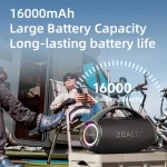 Zealot S97M 80W Outdoor Portable RGB Bluetooth Speaker with Dual Microphones, S97 + 2 Mic - Image 5