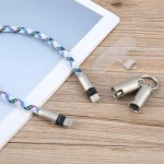 Type-C to Type-C Data Charging Cable Wrist Strap Phone Short Lanyard - Image 5