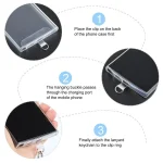 Type-C to Type-C Silicone Data Charging Cable Crossbody Phone Long Lanyard - Image 4