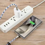 Type-C to Type-C Silicone Data Charging Cable Crossbody Phone Long Lanyard - Image 5