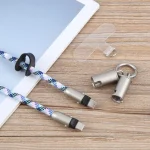 Type-C to Type-C Silicone Data Charging Cable Crossbody Phone Long Lanyard - Image 6