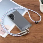 Type-C to Type-C Silicone Data Charging Cable Crossbody Phone Long Lanyard - Image 7