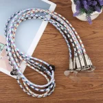 Type-C to Type-C Silicone Data Charging Cable Crossbody Phone Long Lanyard - Image 8