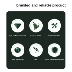 imak Black Version HD Glass Rear Camera Lens Film, Self-positioning Version, For Redmi K80 Pro, For Redmi K80 - Image 2