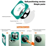 imak Black Version HD Glass Rear Camera Lens Film, Self-positioning Version, For Redmi K80 Pro, For Redmi K80 - Image 3