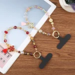True Lover Knot Bead Chain Anti-Lost Phone Short Lanyard - Image 3