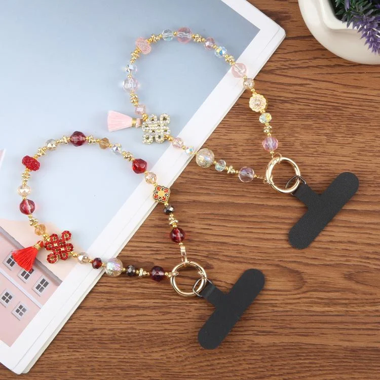 EDA0075127_B2.webp True Lover Knot Bead Chain Anti-Lost Phone Short Lanyard - Image 3