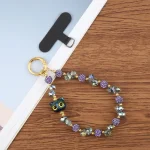 Cat Eye Bead Chain Anti-Lost Phone Short Lanyard - Image 2