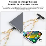 Tassels Diamond Chain Phone Anti-lost Short Lanyard - Image 5