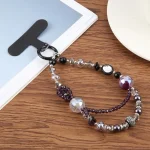 Flow Color Chain Phone Anti-lost Short Lanyard