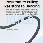 awei CL-229M USB A to Micro USB Braid Data Charging Cable, CL-229M 1.2m - Image 5