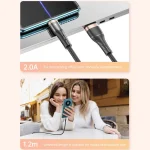 awei CL-229M USB A to Micro USB Braid Data Charging Cable, CL-229M 1.2m - Image 6