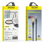 awei CL-229M USB A to Micro USB Braid Data Charging Cable, CL-229M 1.2m - Image 8