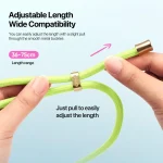 DUX DUCIS Garden Series Begonia Pattern Adjustable Crossbody Phone Lanyard - Image 5