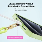 DUX DUCIS Garden Series Begonia Pattern Adjustable Crossbody Phone Lanyard - Image 7