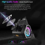 Ulefone Portable Holder Wireless Bluetooth Speaker for Ulefone Armor Pad 4 / 4 Ultra, For Ulefone Armor Pad 4 / 4 Ultra - Image 3