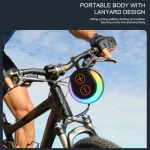 Portable Outdoor RGB Light Bluetooth Speaker Desktop Subwoofer - Image 6