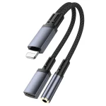 8 Pin to 3.5mm, USB-C / Type-C Audio Adapter Cable, 3 in 1