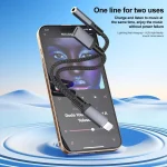 8 Pin to 3.5mm, USB-C / Type-C Audio Adapter Cable, 3 in 1 - Image 4