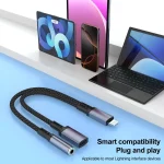 8 Pin to 3.5mm, USB-C / Type-C Audio Adapter Cable, 3 in 1 - Image 5