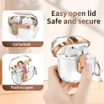 Electroplating Transparent Earphone Protective Case with Security Lock, For Samsung Galaxy Buds3 / 3 Pro - Image 3